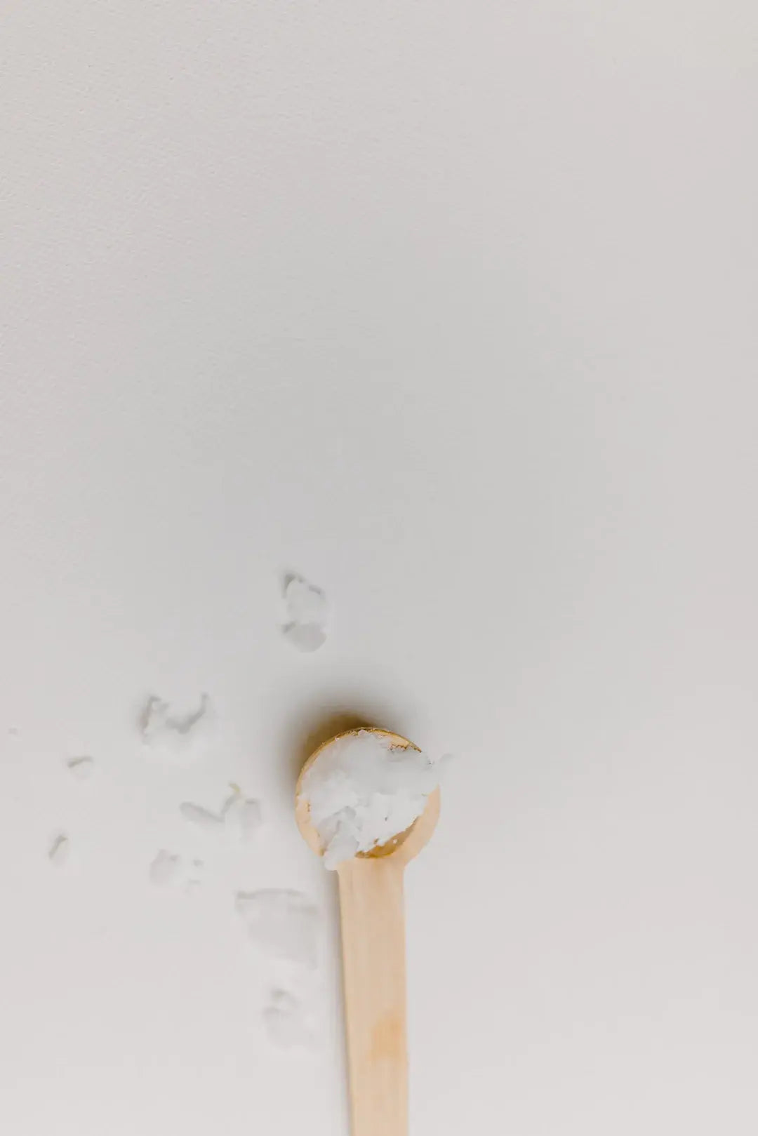 Coconut oil in spoon
