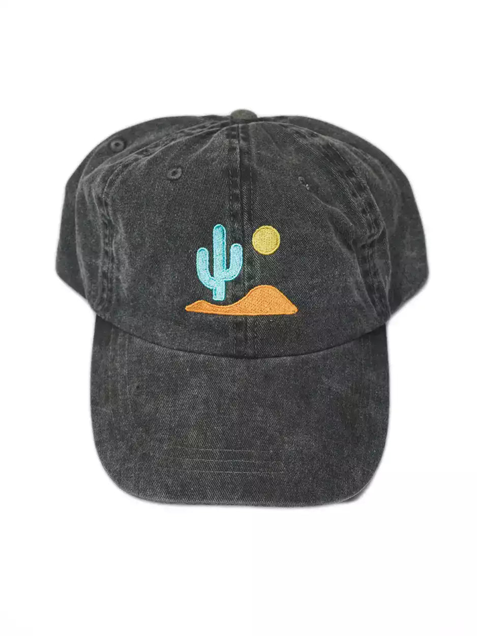 Lone Cactus Dad Hat Faded Black