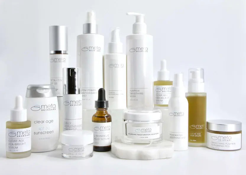 Meta Skincare Group Shot all products